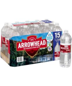 Arrowhead 100% Mountain Spring Water 1l/15pk