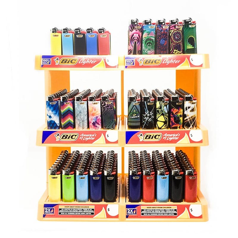 Bic Lighter Ez Reach 6 Tier Display 300ct + 30 Free Bic Lighter Ez Reach 6 Tier Display 300ct + 30 Free