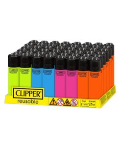 Clipper Lighter CP22 Solid Fluo BW 48ct