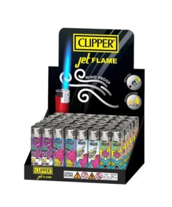 Clipper Lighters CKJ11 Psychodelic 2 48ct