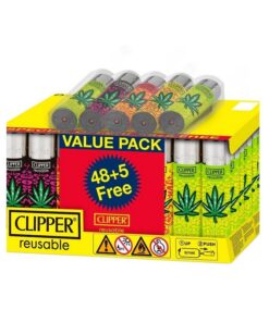 Clipper Lighters CP11 Renzo Leaves 48ct