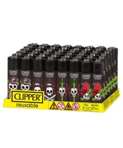 Clipper Lighters Skull Tattoo 48+5