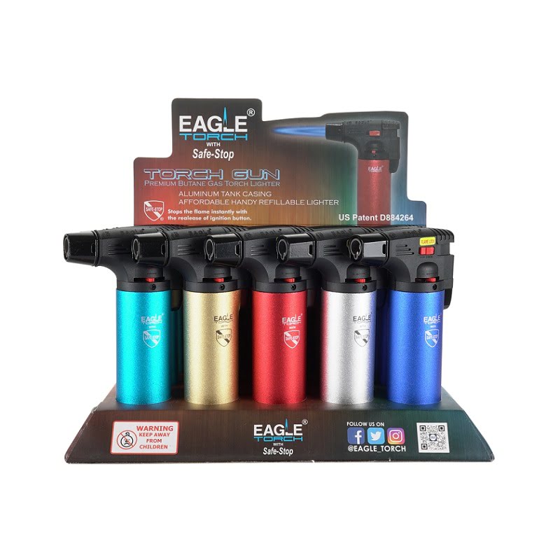 Eagle Torch 4″ Aluminum Side-Torch Gun 15ct Eagle Torch 4 Aluminum Side Torch Gun 15ct