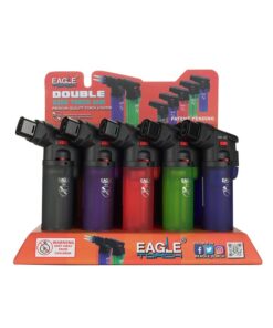 Eagle Torch Double Flame Torch Gun Lighter 15ct