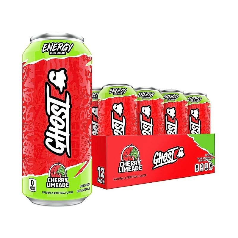 Ghost Energy Cherry Limade 16oz/12pk Ghost Energy Cherry Limade 16oz 12pk
