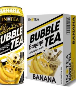 Inotea Banana Bubble Tea 16.6oz 24pk