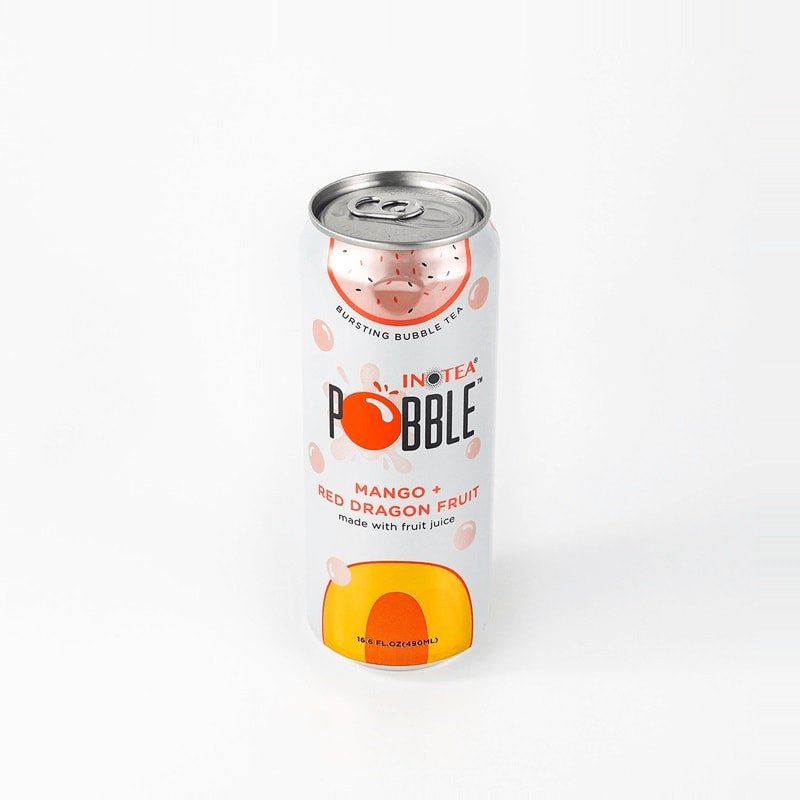 Inotea Pobble Mango + Red Dragon Fruit 16.6oz 24pk Inotea Pobble Mango Dragon Fruit 16.6oz 12pk