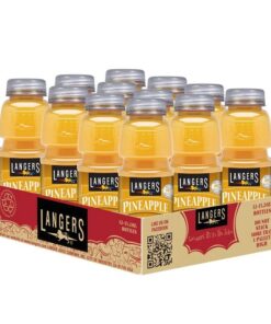 Langer Pineapple 100% Juice 15.2oz/12pk