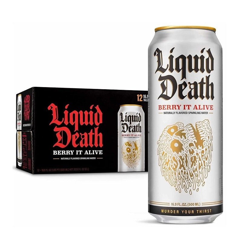 Liquid Death Berry It Alive 16oz Liquid Death Berry It Alive 16oz