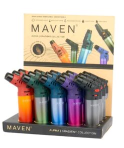 Maven Alpha Gradient Collection Torch Lighter 15ct
