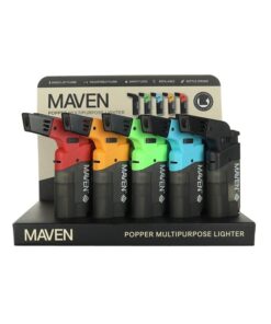 Maven Popper Multi Purpose Pocket Lighter 15ct