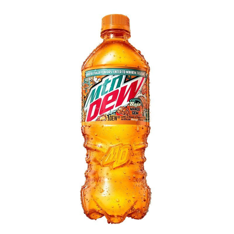 Mtn Dew Baja Mango 20oz 24pk Mtn Dew Baja Mango 20oz 24pk