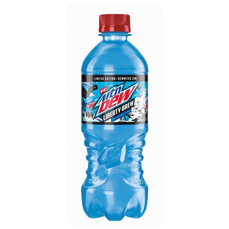 MTN Dew Soda Voltage 20fl Oz 24pk Mtn Dew Liberty Brew 20fl Oz 24pk