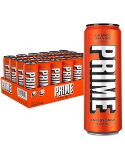 Prime Energy Hydration Drink Orange Mango 12oz/24cans
