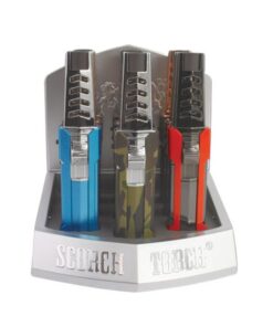 Scorch #61640 Torch Standing Pencil W/Hold Assorted Design Prints 9ct