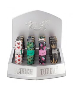 Scorch #61656 Torch Igniter Torch- Leaf Designs 12ct