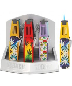 Scorch #61663 Torch Turbo Pencil W/Hold Button/Asst Designs 7 Colors 9ct