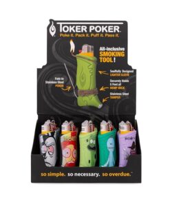 Toker Poker Lighter Accessory Rick & Morty Collection 25ct