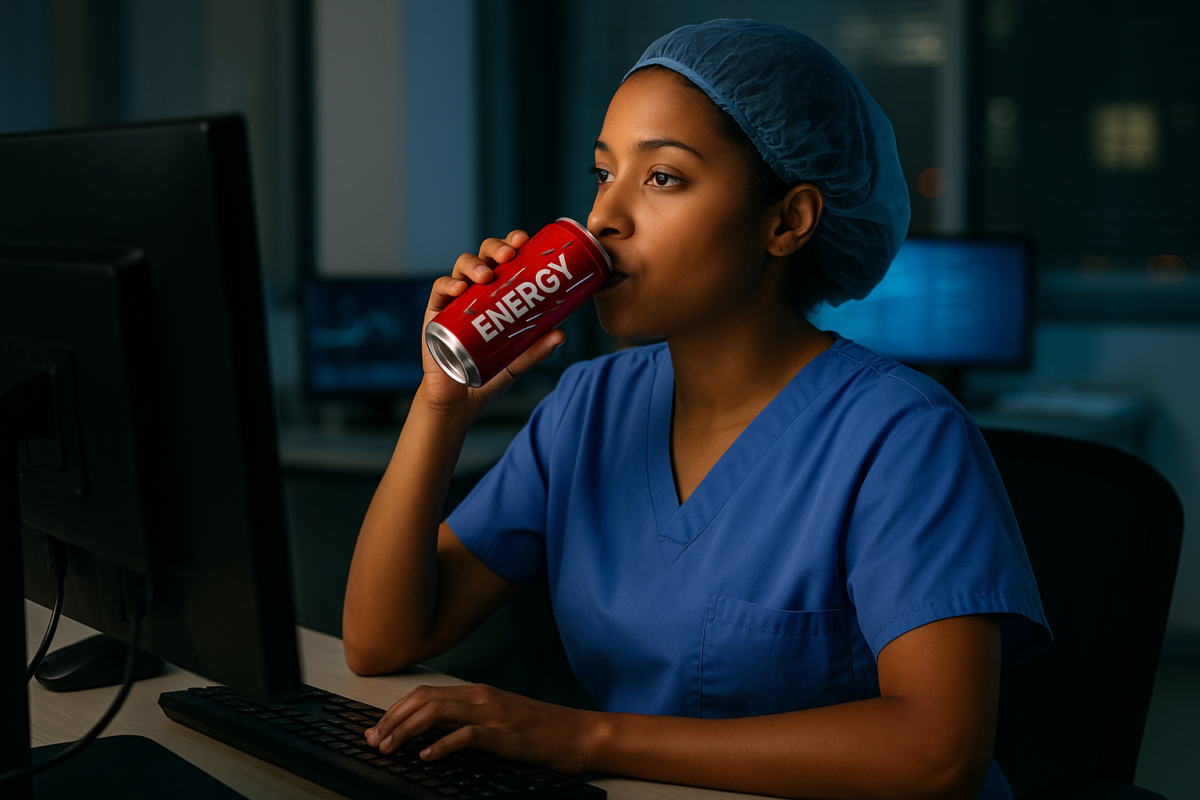 energy drinks for staying awake at night